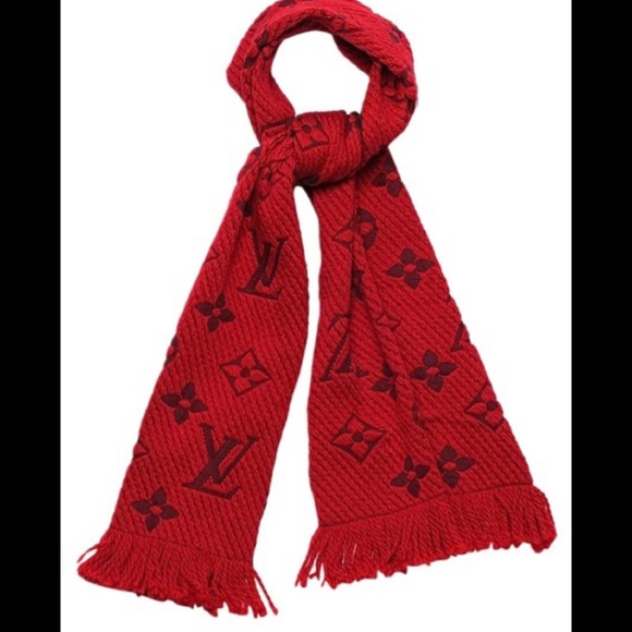 LV logomania wool scarf - Picture 1 of 8